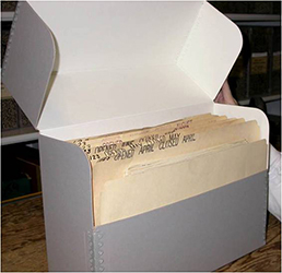 File Storage Box - Envelope Size