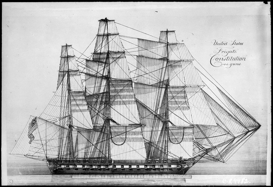 dimensions of old ironsides