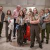 Scouts and parents tour the Rotunda