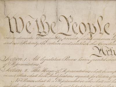 Constitution first page