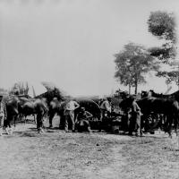9. Army blacksmith and forge, Antietam, Md., September 1862.