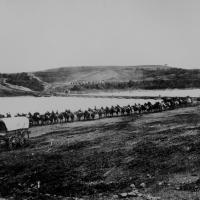 11. Federal cavalry column along the Rappahannock River, Va. 1862.