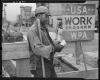 WPA worker receiving a paycheck