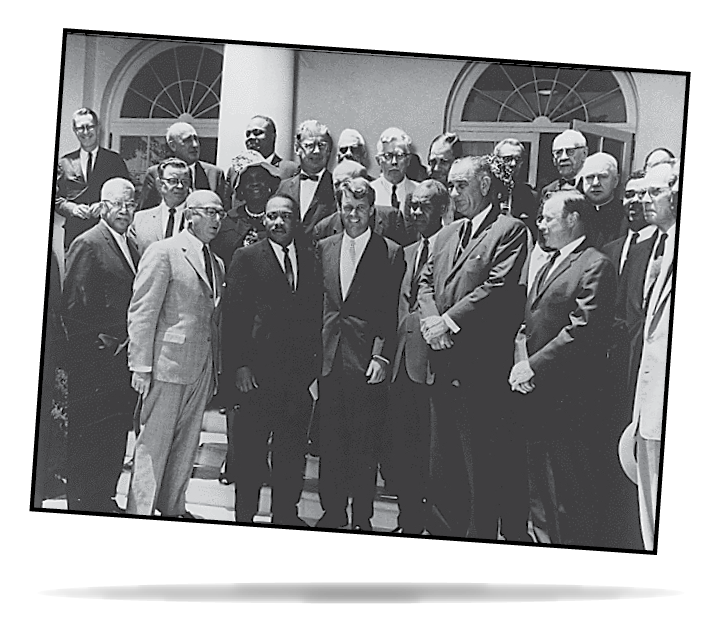 Photograph of White House Meeting with Civil Rights Leaders. June 22, 1963.