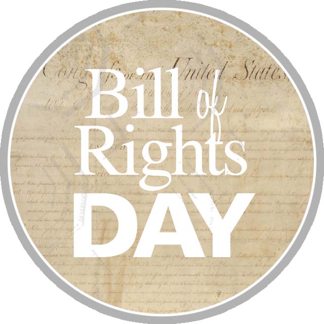 Celebrating the 225th Anniversary of the Bill of Rights icon portal graphic