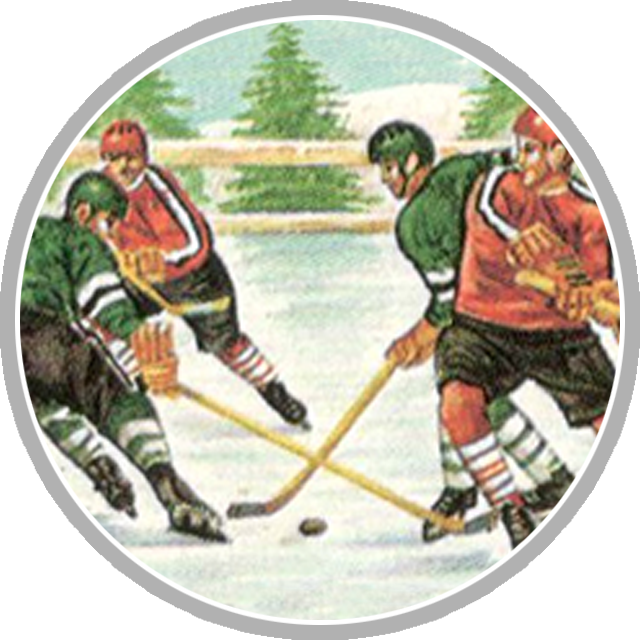 Hockey postage stamp